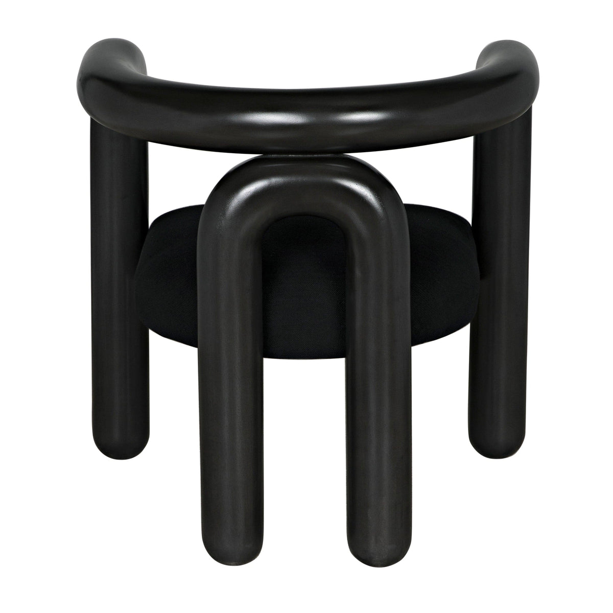 Hockney Black Mahogany Chair