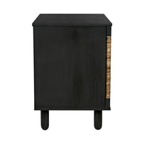 Brook 2 Door Black & Sea Grass Sideboard