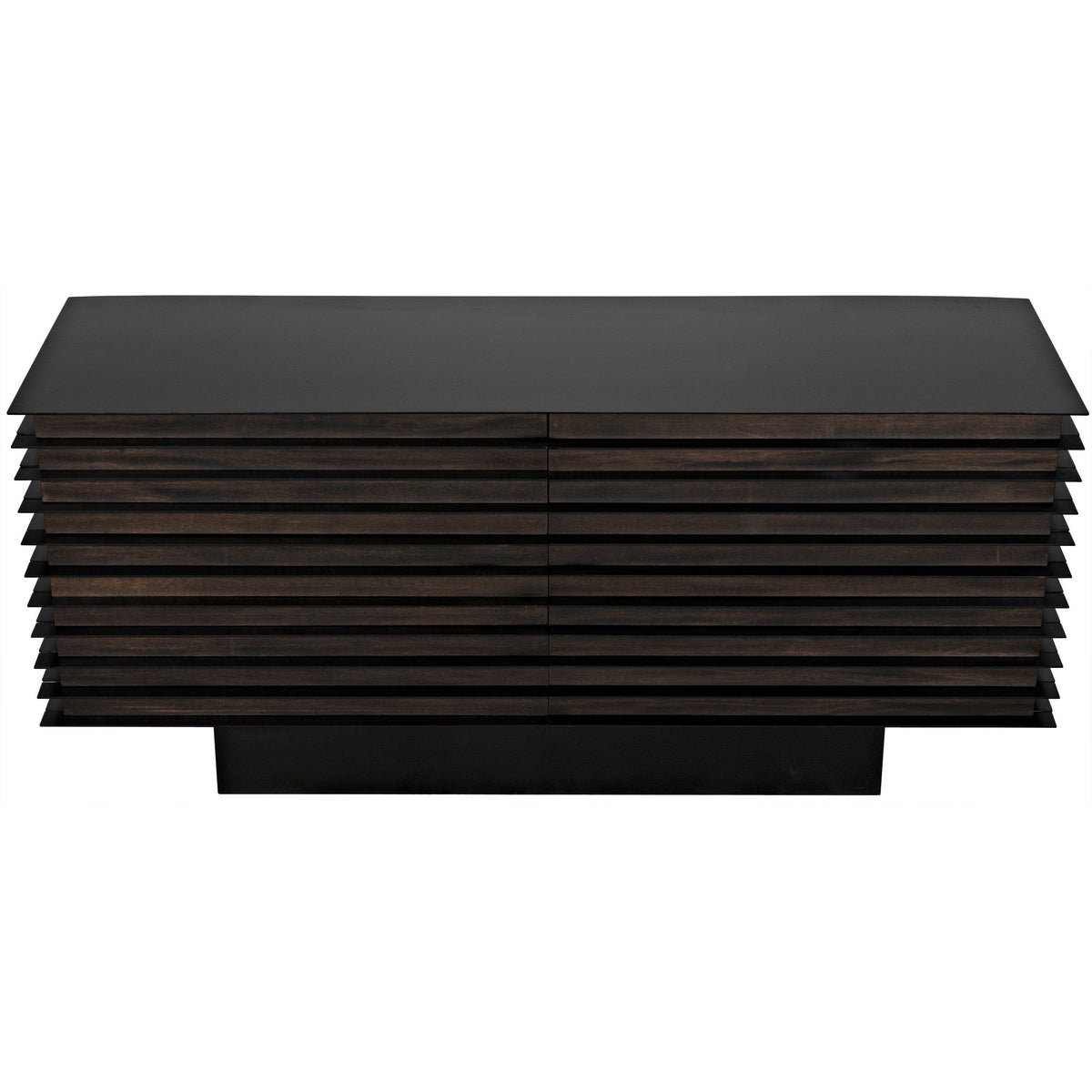 Elevation Sideboard Ebony Walnut with Steel