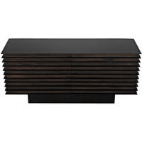 Elevation Sideboard Ebony Walnut with Steel