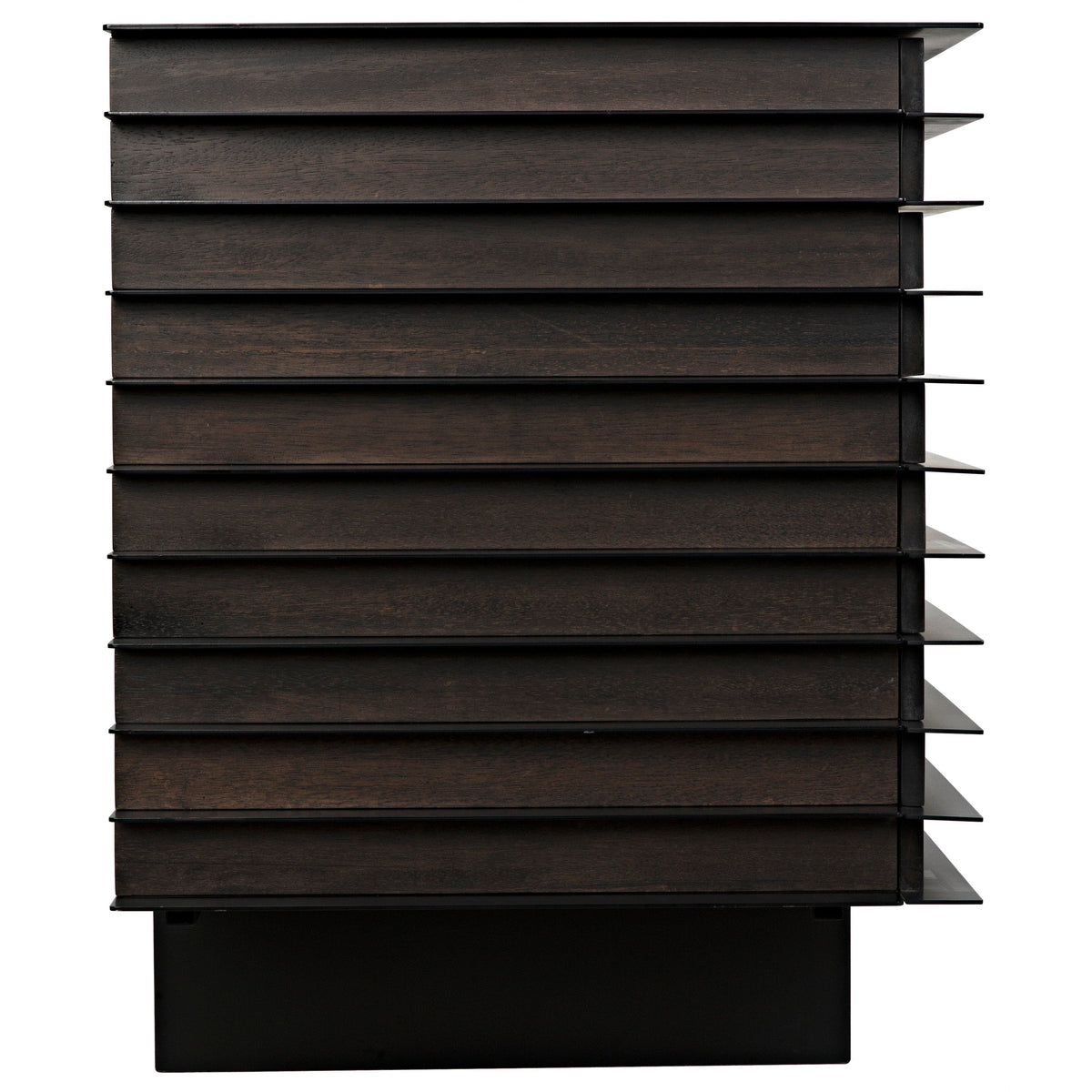 Elevation Sideboard Ebony Walnut with Steel