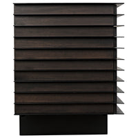 Elevation Sideboard Ebony Walnut with Steel