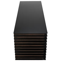 Elevation Sideboard Ebony Walnut with Steel
