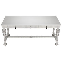 Portuguese Desk Solid White