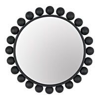 Cooper Mirror Black Steel