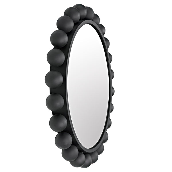 Cooper Mirror Black Steel