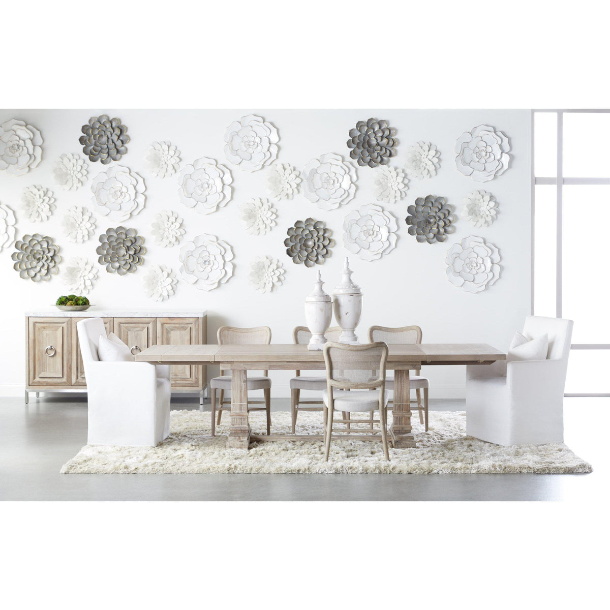 Henry Gray Wood Extension Dining Table