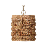 Wood Beaded Pendant