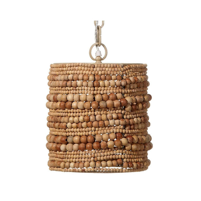 Wood Beaded Pendant