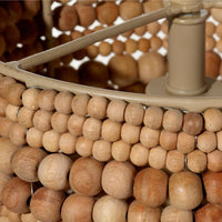 Wood Beaded Pendant