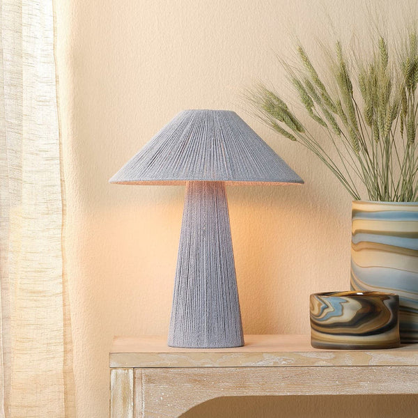 Blue Jute Table Lamp