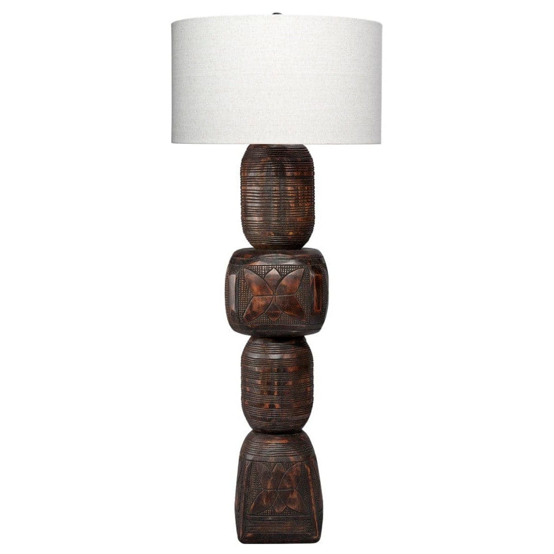Black Wood Floor Lamp