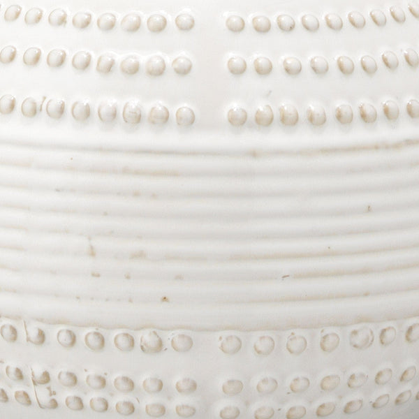 Droplet Table Lamp in White Ceramic