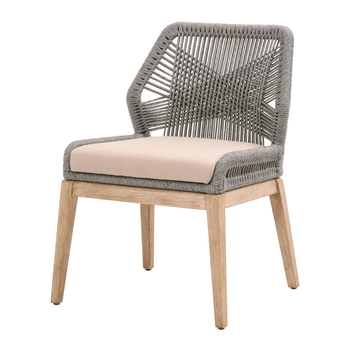 Lulu Platinum Rope Dining Chair, Set of 2