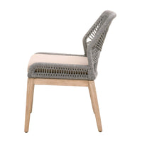 Lulu Platinum Rope Dining Chair, Set of 2