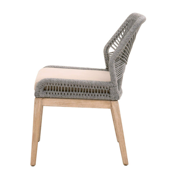 Lulu Platinum Rope Dining Chair, Set of 2