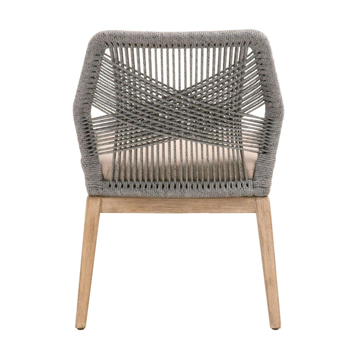 Lulu Platinum Rope Dining Chair, Set of 2