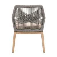 Lulu Platinum Rope Dining Chair, Set of 2