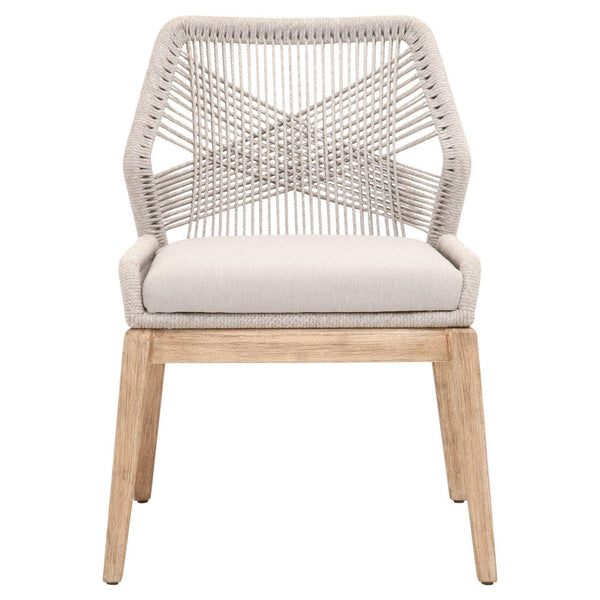 Lulu Taupe Rope Dining Chair, Set of 2