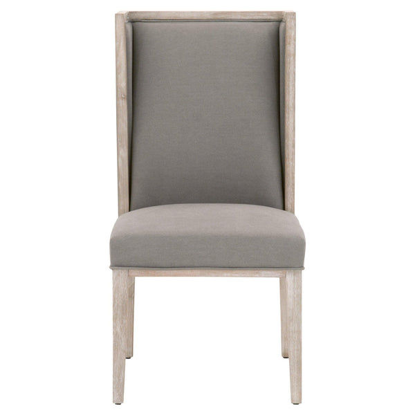 Mason Gray LiveSmart Fabric Wing Chair, Set of 2