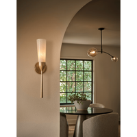 Mousseaux Fluted Brass Sconce