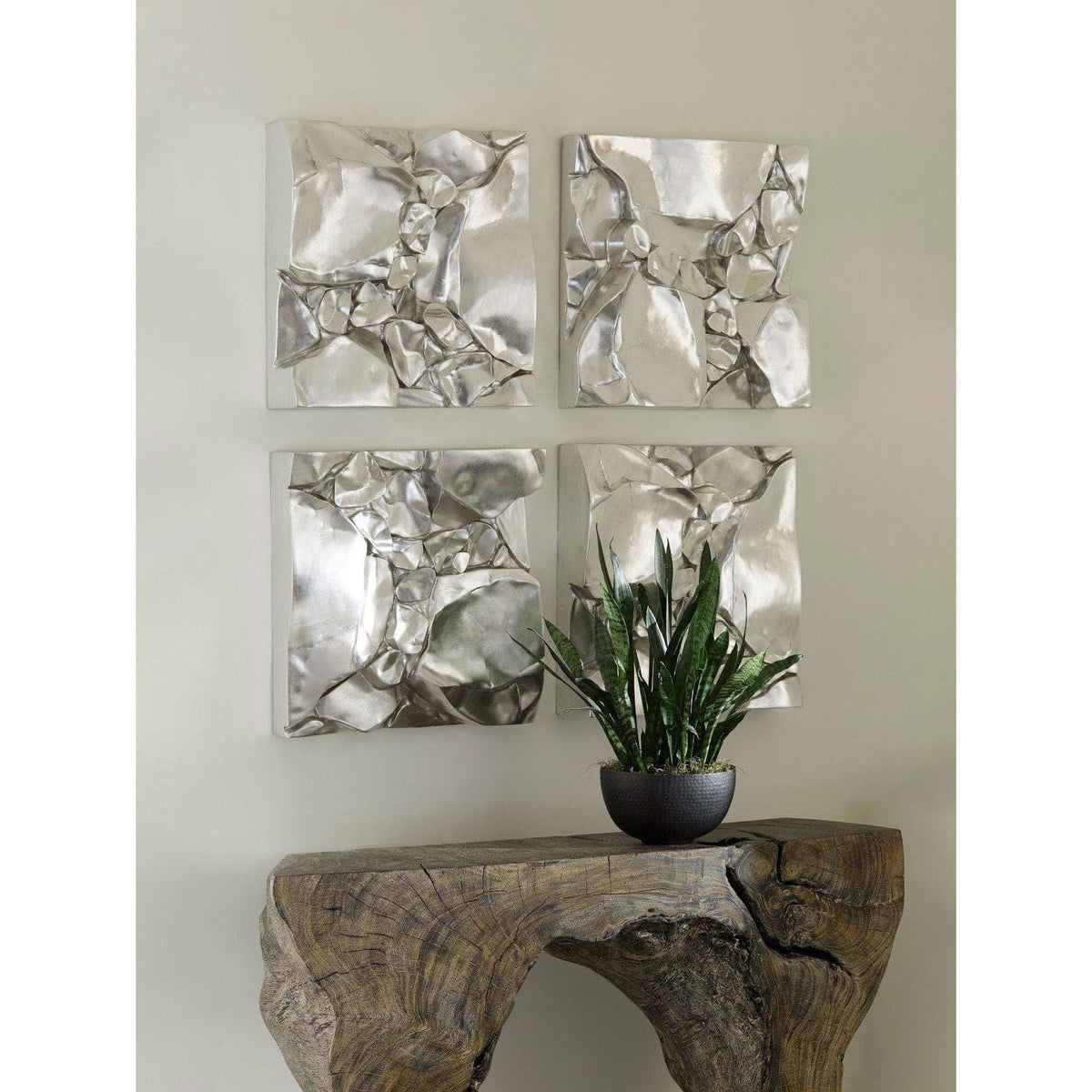 Silver Cairn Wall Tile