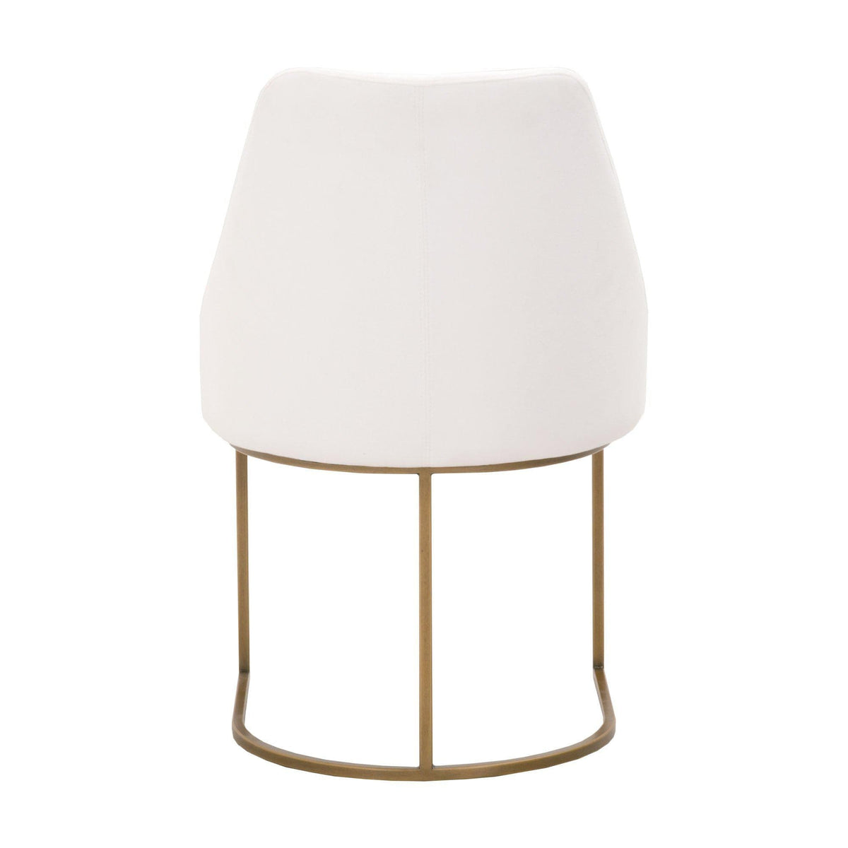 Patricia Ivory & Gold Dining Chair, Set of 2