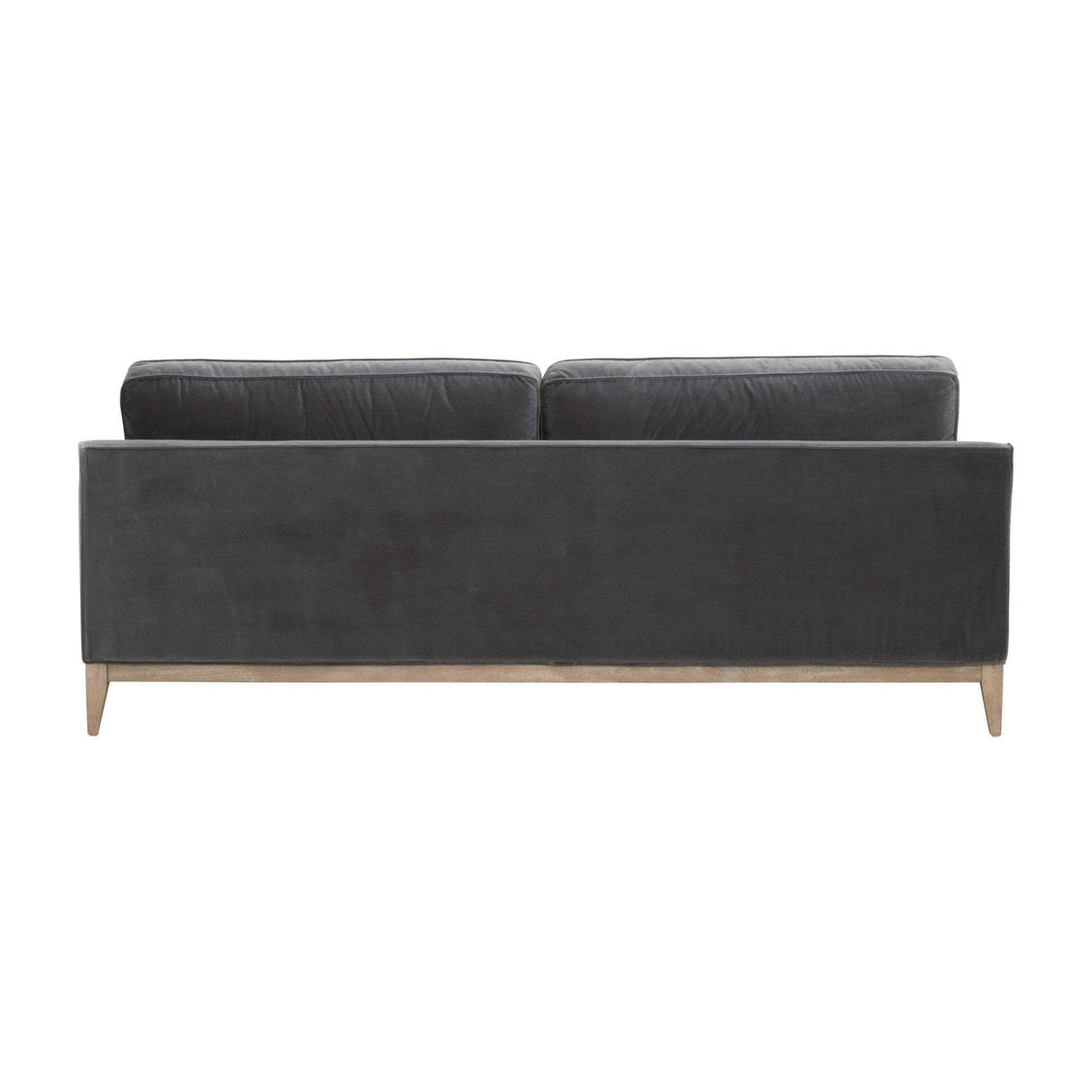 Preston Dove Gray Velvet Sofa