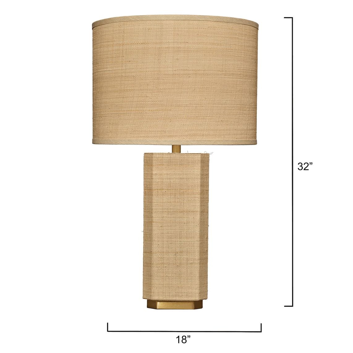 Raffia Table Lamp