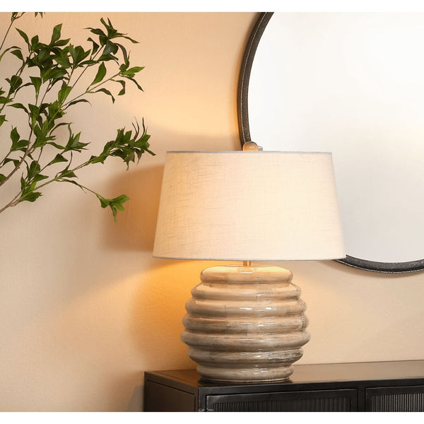 Mango Wood Table Lamp