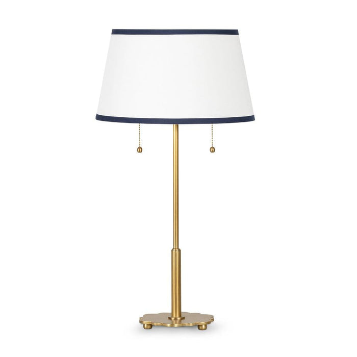 Southern Living Navy Trim Daisy Table Lamp