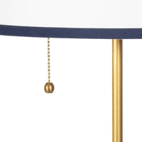 Southern Living Navy Trim Daisy Table Lamp
