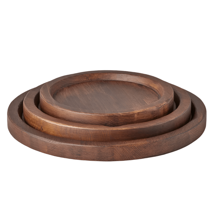 Heritage Round Coffee Table Wood Tray