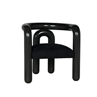 Hockney Black Mahogany Chair