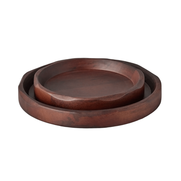 Nesting Spanish Wooden Trays, Set of 2