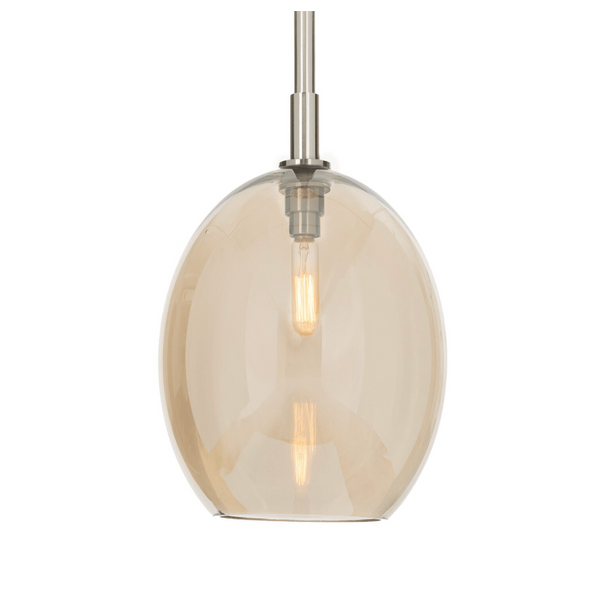 Artemis Pendant Single with Champagne Glass in Various Finishes