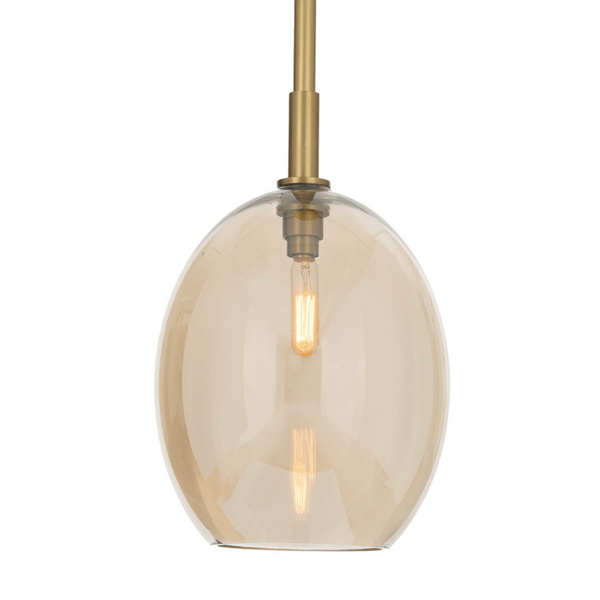 Artemis Pendant Single with Champagne Glass in Various Finishes