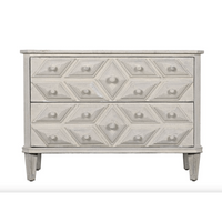 Giza White Weathered 2-Drawer Chest