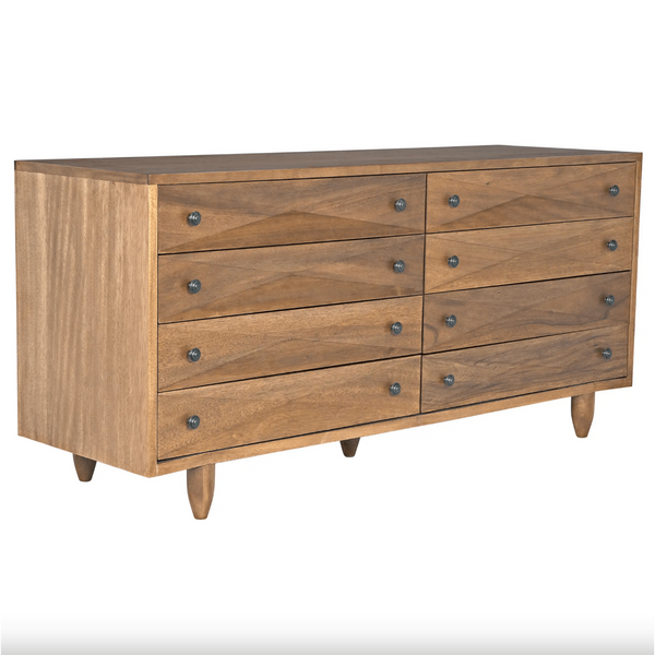 Diamond Double Chest - Ebony, Dark and Washed Walnut Finishes