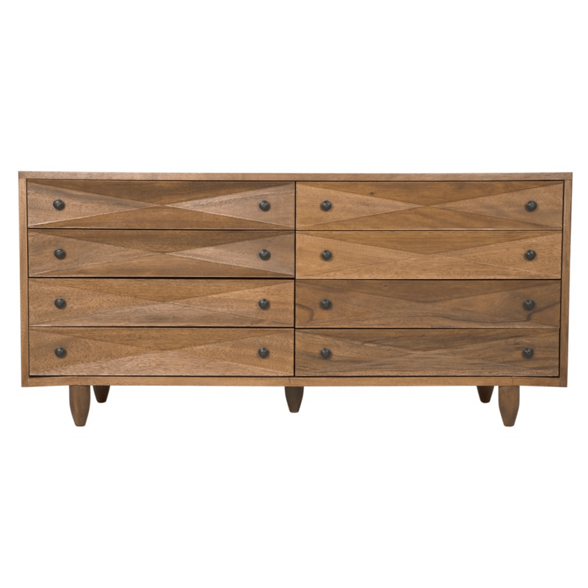 Diamond Double Chest - Ebony, Dark and Washed Walnut Finishes