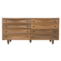 Diamond Double Chest - Ebony, Dark and Washed Walnut Finishes