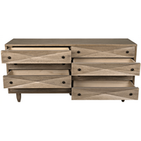 Diamond Double Chest - Ebony, Dark and Washed Walnut Finishes