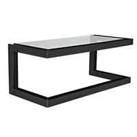 Structure Metal Base & Glass Top Desk