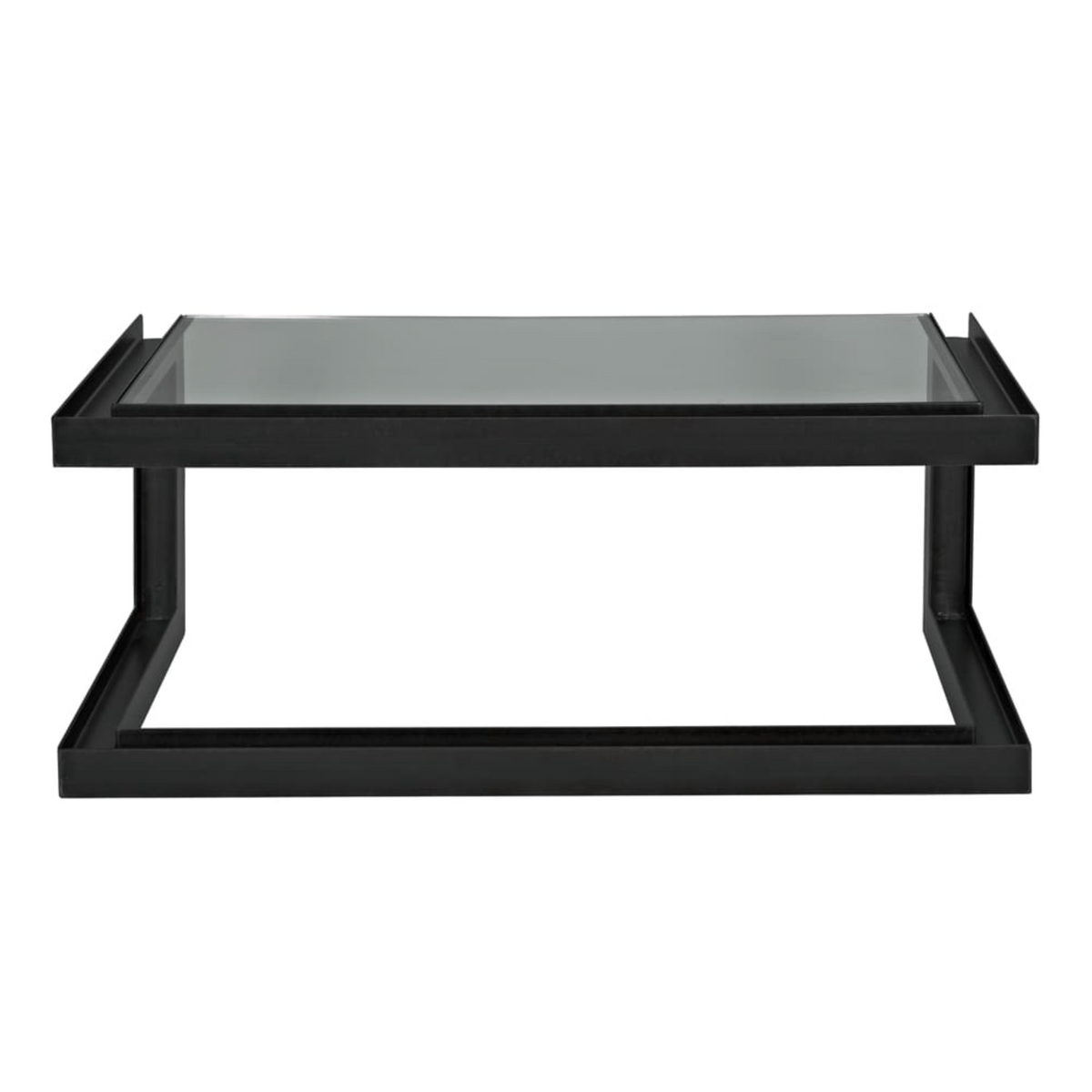 Structure Metal Base & Glass Top Desk