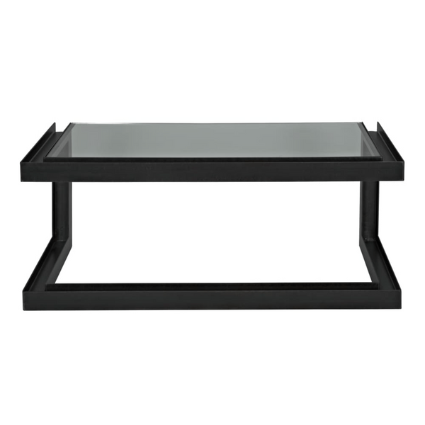 Structure Metal Base & Glass Top Desk