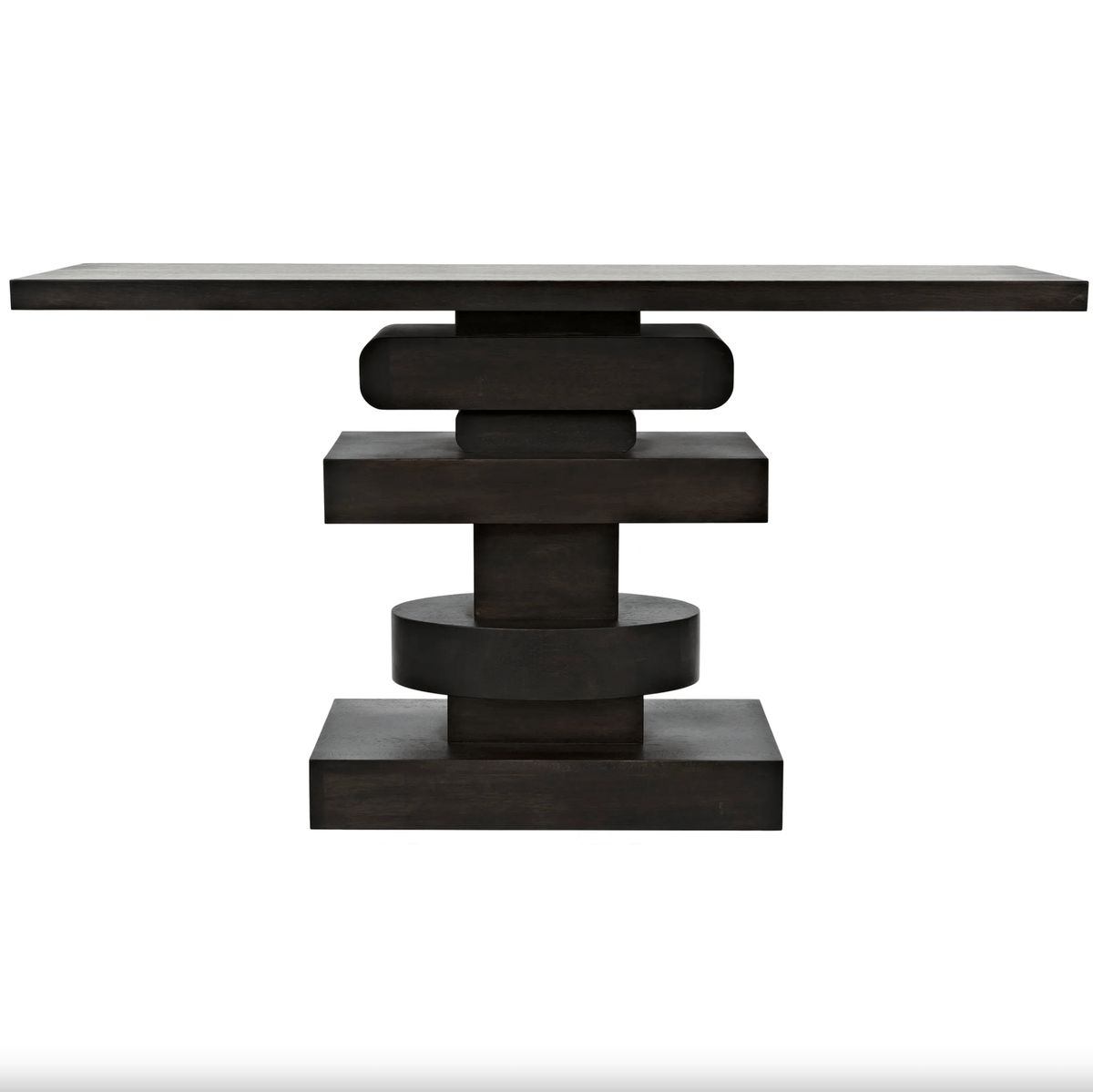 Solange Console Table, Ebony Walnut