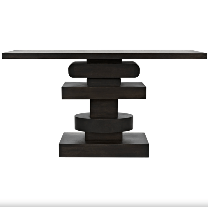 Solange Console Table, Ebony Walnut