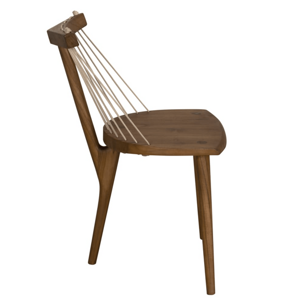 Lino Teak & Rope Dining Chair