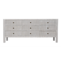 Conrad 9-Drawer Dresser, Pale Black or White Wash
