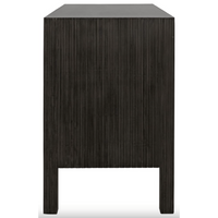 Conrad 6-Drawer Dresser, White Wash or Pale Black